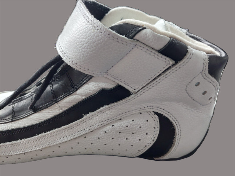 Karting Boots - White / Black - SFI 3.3