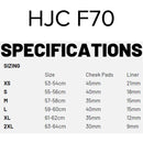 HJC F70 CARBON HELMET