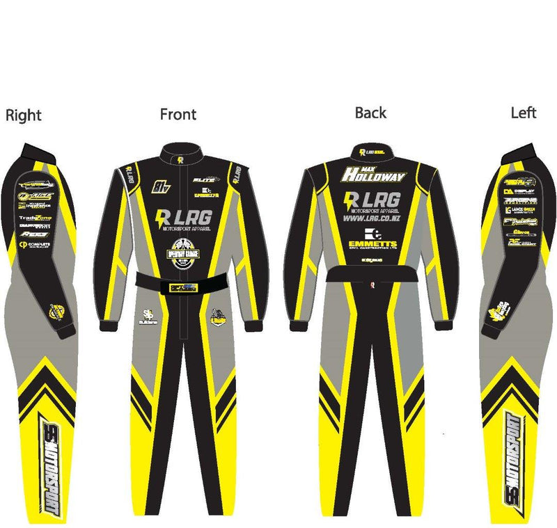 Fully Customize size and Style option 4  - Race Suit 2 layer nomex SFI 3.2/5