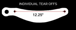 TEAR OFFS x 40 - INDIVIDUAL 2ML SUPERIOR CLEAR TEAR OFFS  (2 packs of 20)