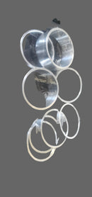 KART REAR WHEEL / HUB SPACERS - SET - ITALSPORT ALUMINUM