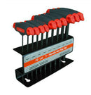 T BAR  HANDLE 10PC HEX KEY SET
