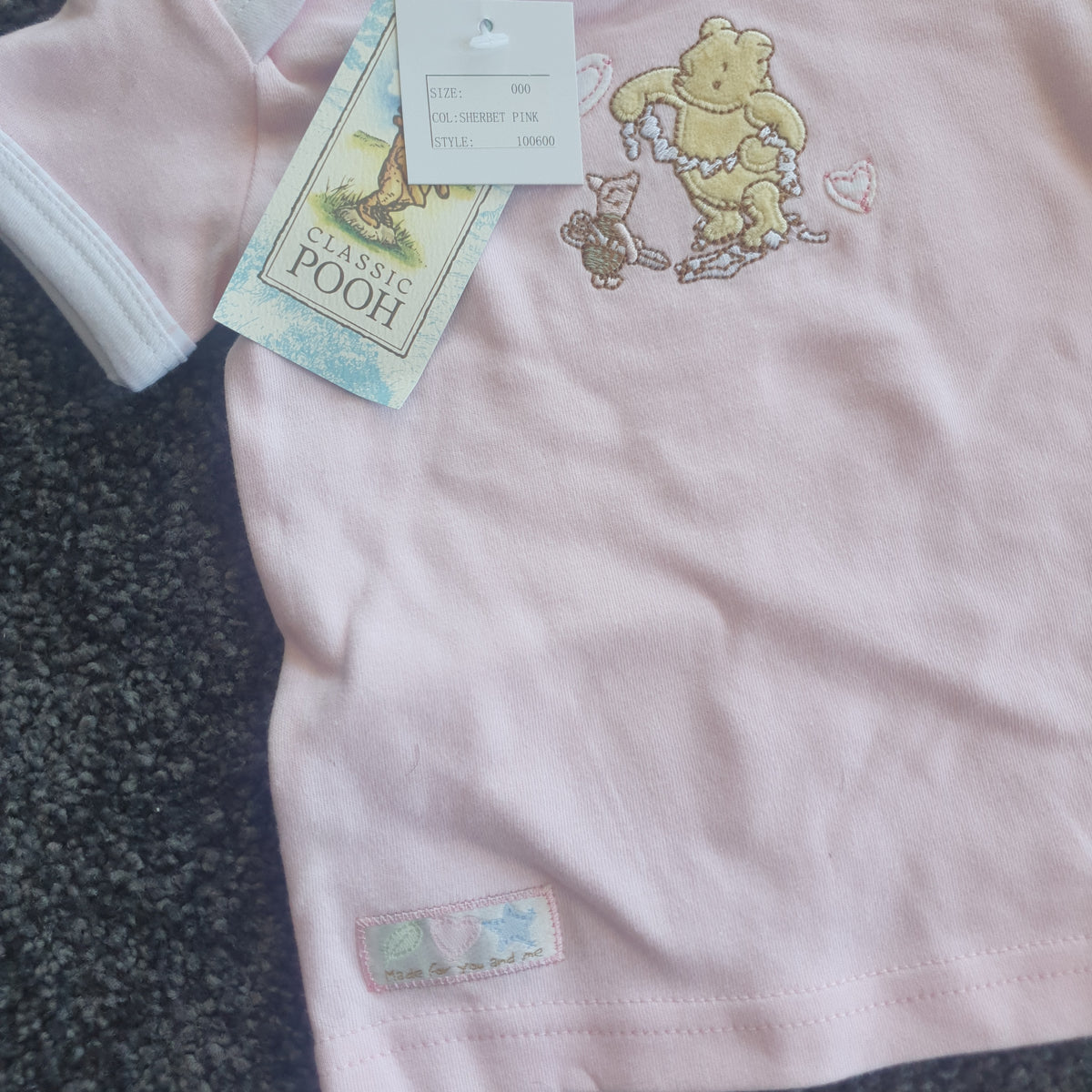 Classic Pooh Baby Clothing 100 cotton