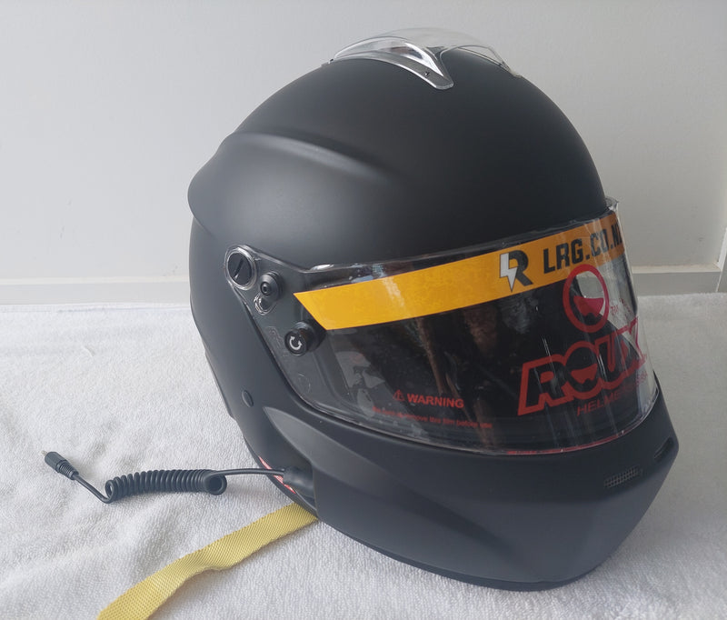 Roux Speedway Roux R-1 Helmet - with speakers
