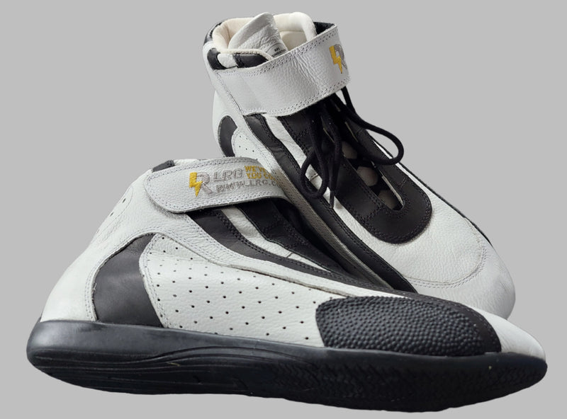 Race Boots SFI - White / Black - SFI 3.3  (LRGWBSFI)