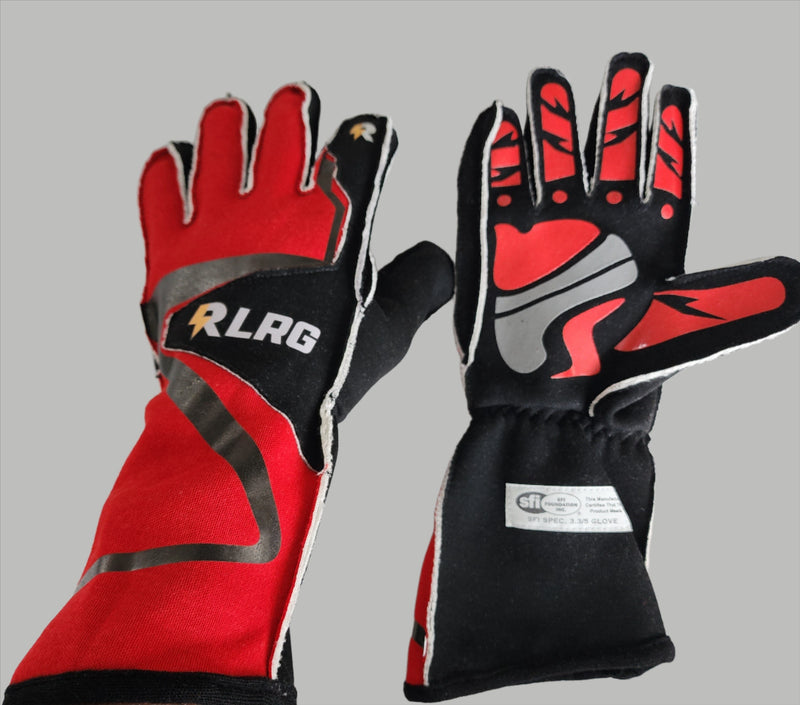 LRG ULTRA LR1 COLOUR RACE GLOVES - 2 LAYER NOMEX SFI 3.3