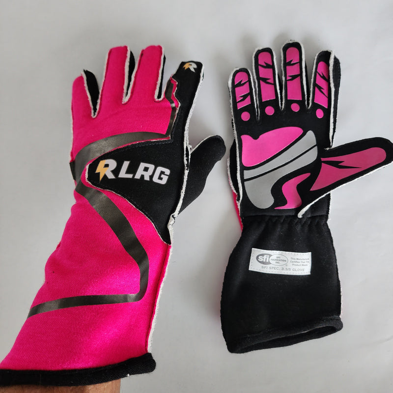 LRG ULTRA LR1 COLOUR RACE GLOVES - 2 LAYER NOMEX SFI 3.3