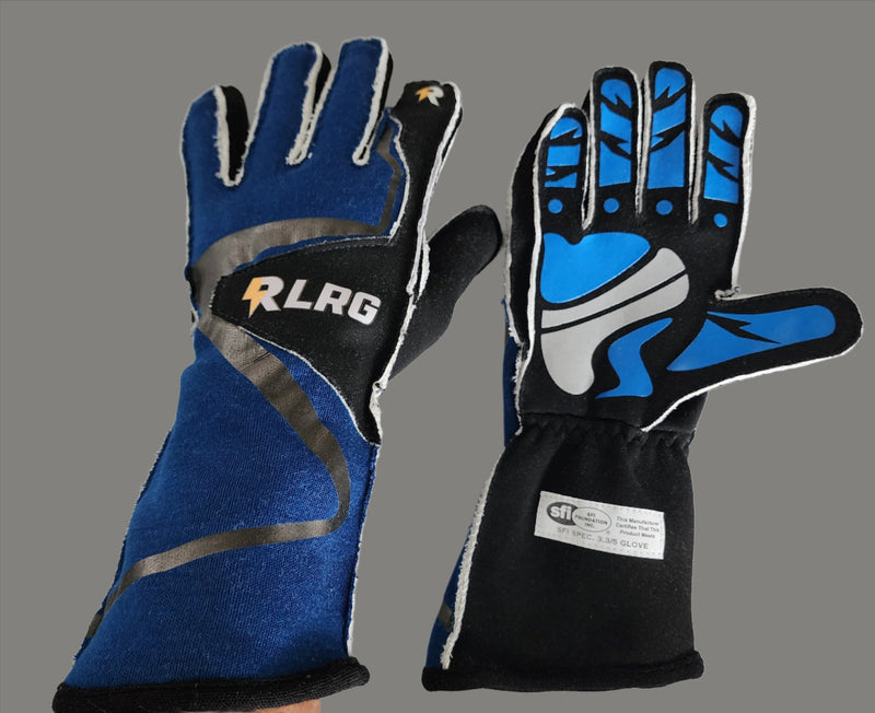 LRG ULTRA LR1 COLOUR RACE GLOVES - 2 LAYER NOMEX SFI 3.3