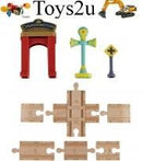 WOODEN TRAINS, SETS AND TRAIN STUFF