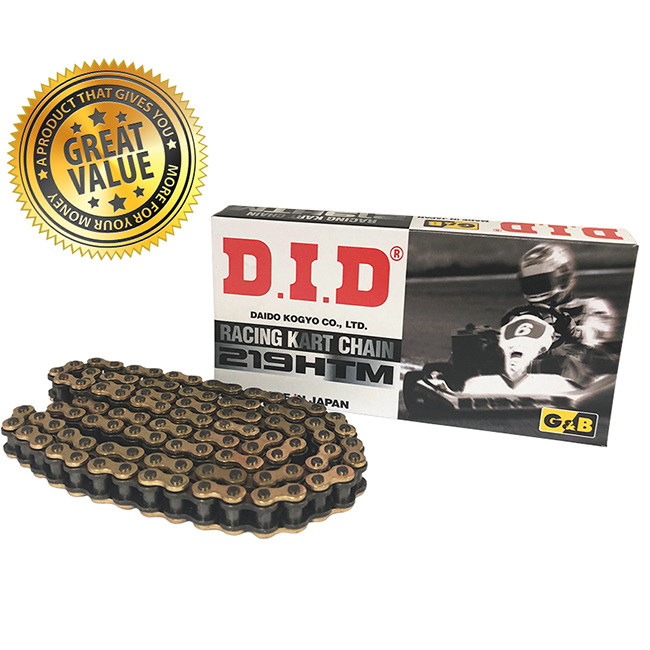DID CHAINS 219 HTM & HTZ KARTING CHAINS