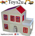 WOODEN DOLLS HOUSES AND DOLLS