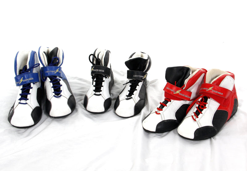 Nomex Child Race Boots end of line sell out - Size 33 &34 Black, blue and red options.