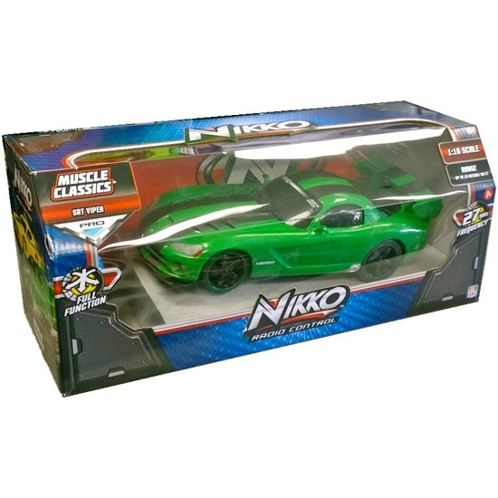 NIKKO RC MUSCLE CARS - FORD MUSTANG, DODGE VIPER,  DODGE SUPER end of line