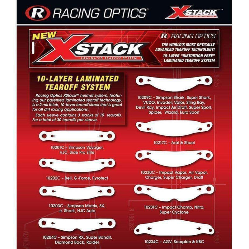 ROUX RACE OPTIC TEAROFFS
