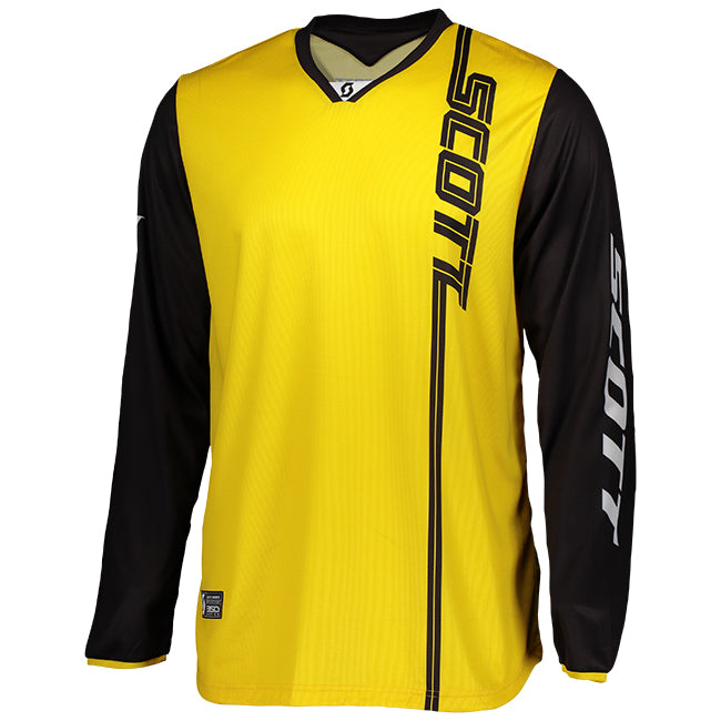 SCOTT 350 MOTO JERSEY BLACK / YELLOW