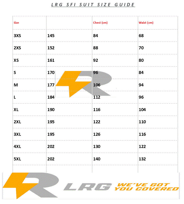 Race Suit 1 layer - SFI 3.2(A) Level 1 (SFI-SINGLE)